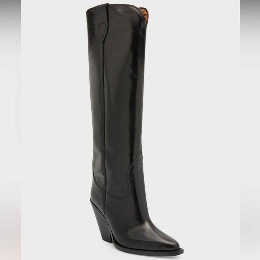 Isabel Marant
Lomero Calfskin Western Knee Boots Size 41 - Picture 9 of 14